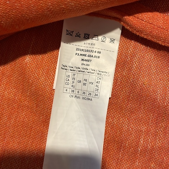 Weekend Maxmara cotton/linen blazer - Picture 5 of 6